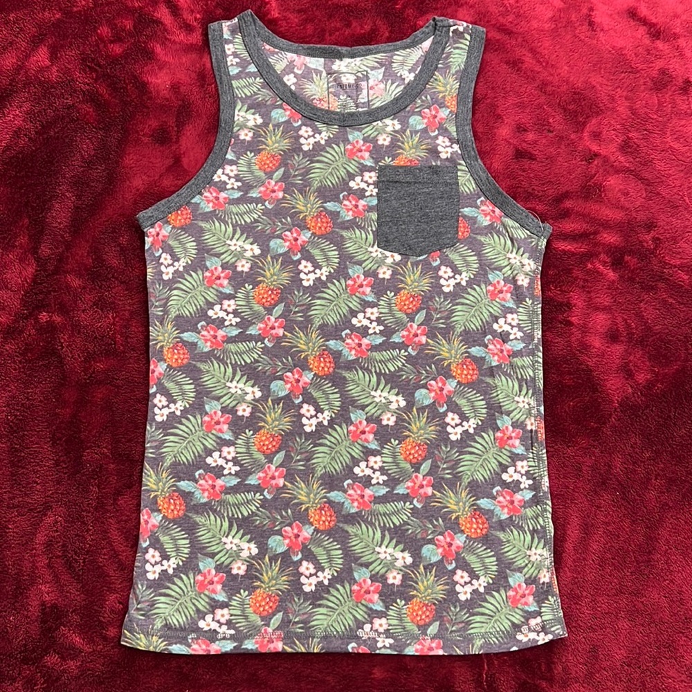 Hawaiian themed tank top
